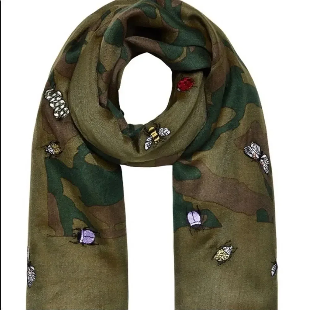 India Hicks Fortune Camo Scarf